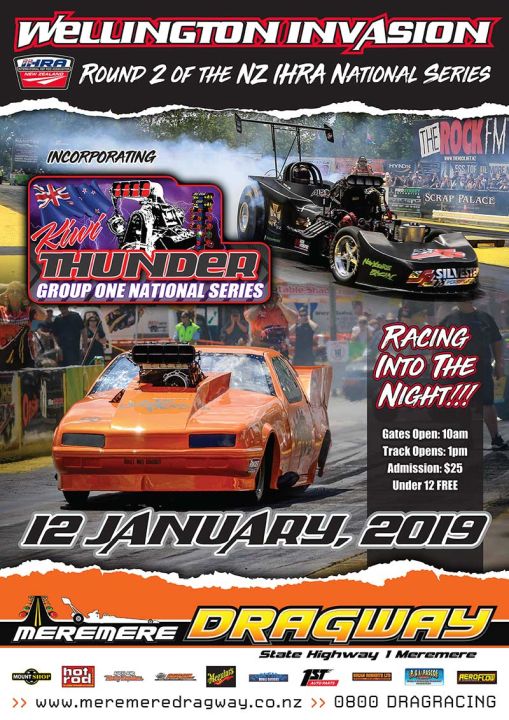 2019 Wellington Invasion poster.