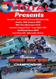 2019/20 National Drag Racing Series Round 5 poster