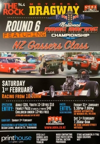 2019/20 National Drag Racing Series. Round 6 poster